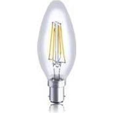 Light Bulbs Integral 4.5W Candle B15 Dimmable Filament Warm White ILCANDB15D051