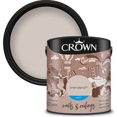 Paint Crown Matt Emulsion Paint Linen Blend Wall Paint, Ceiling Paint