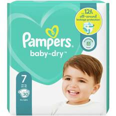 Pampers Baby Care Pampers Baby Dry Nappies Size 7 30pcs