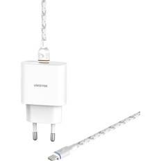 Unisynk 20W tynd oplader USB-C til Lightning-kabel