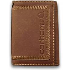 Wallets & Key Holders Carhartt Leather Brown Detroit Trifold Wallet