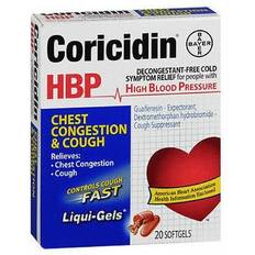 Medicines Coricidin HBP Chest Congestion & Cough, Non-Drowsy Liqui-Gels