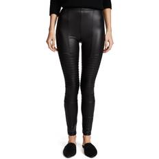 Acrylique Pantalons & Shorts Plush Fleece Lined Moto Leggings