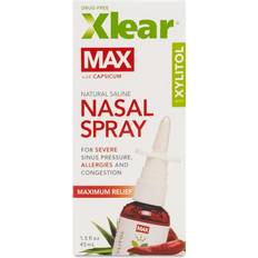 Xlear MAX Homeopathic Saline Nasal Spray Capsicum