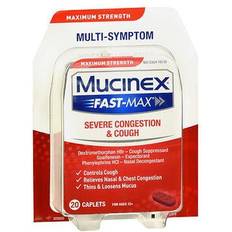 Mucinex severe congestion and cough Mucinex Fast-Max Adult Caplets Severe Congestion & Cough ea