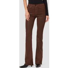 Hudson Barbara High-Rise Coated Bootcut Jeans COATED TORTOISE