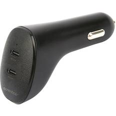 Essentials Biloplader Dual USB-C 20W