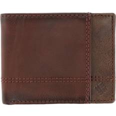 Leather RFID Slim Bifold Wallet with Exterior Pocket 