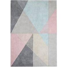 Very Origins Triangle Geo Rug Pink, Grey