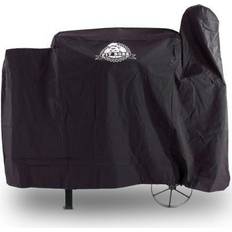 BBQ Covers Pit Boss 820Fb Custom-Fitted Grill Cover In Black - Black Cover