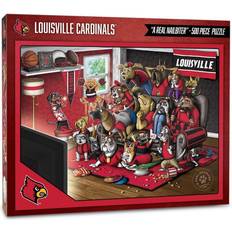 YouTheFan NCAA Louisville Cardinals Purebred Fans Puzzle-A Real Nailbiter (500-Piece)