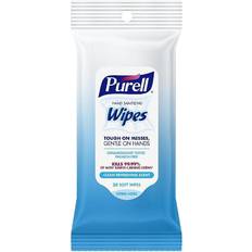 Wipes Toiletries Purell Hand Sanitizing Wipes, 7 Alcohol Free, Fresh Scent, 20/Pack, 28/Carton