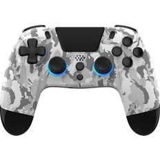 PC - Trådløs Spillkontroller Gioteck VX4 + PS4 Wireless RGB Controller Light Camo