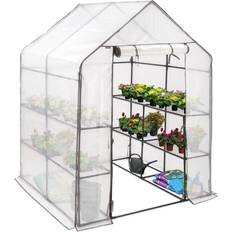 Christow Walk-In Greenhouse L Stainless steel PVC Plastic