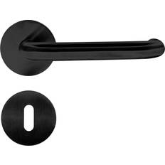 NBS dørgreb U-greb 16 matsort 2stk 190x55mm