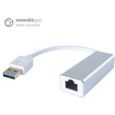 Connekt Gear 26-2970 Cable Interface/gender Adapter Usb-a Rj-45 Silver,white