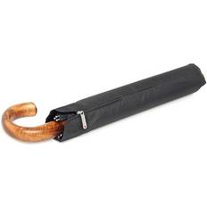 Knirps Topmatic SL Wooden Crook - Svart