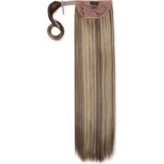 Brown Hair Ties Lullabellz Grande 26 Straight Wrap Around