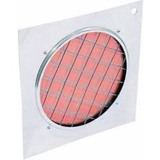 Par56 Eurolite Red dichroic filter silver frame PAR-56