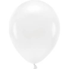 Hvid Latexballoner PartyDeco Ballon hvid 10 stk 30cm