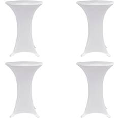 Cloths & Tissues vidaXL 4x Standing Cover Tablecloth White