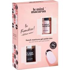 Le Mini Macaron Cadeaudozen en Sets Le Mini Macaron French Manicure Gel Polish Duo - Noire