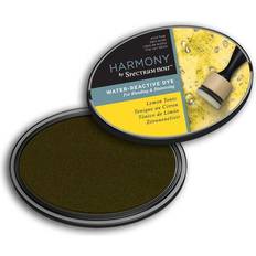 Yellow Watercolor Paper Spectrum Noir Harmony Water Reactive Ink Pad-Lemon Tonic