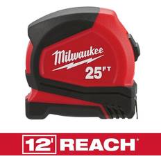 Measurement Tools Milwaukee 25 ft. Compact Tape Measure Measurement Tape