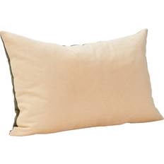 Bomuld Komplette pyntepuder på tilbud Hübsch Duo Komplet pyntepude Grøn, Beige (60x40cm)