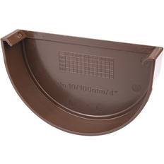 Plastmo tagrende hvid 11 Plastmo Hvid, Brun endebund nr. 11