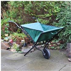Kingfisher 50kg Capacity Up Garden Wheelbarrow with Solid Rubber