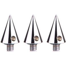 3 Legged Thing Stand 3 Legged Thing Heelz Set van spikes, (1/4 20 schroeven en 3/8" compatibel) (Metall) Stativ, Silber