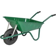 Wheelbarrows 85 Heavy Duty Builders Wheelbarrow Ã Ã Pneumatic Wheel