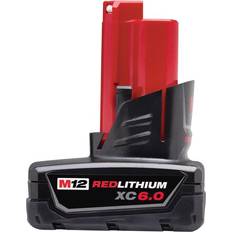 Milwaukee m12 batteries Milwaukee M12 REDLITHIUM XC 6.0 Battery Pack