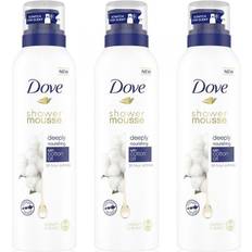 Dove Deeply Nourishing Cotton Oil Shower & Shave Mousse, 3pack