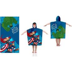 Multicolore Serviettes de bébé Marvel Poncho The Avengers Multicolor Multicolor