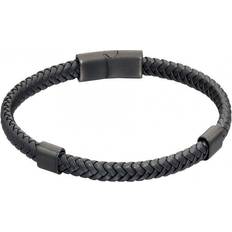 Fred Bennett Reborn Recycled Plaited Leather Bracelet B5322