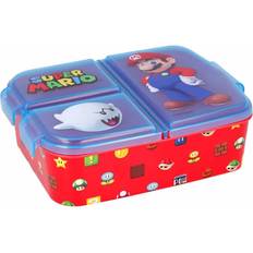 Monivärinen Lounasrasiat Stor Super Mario Multi compartment sandwich box