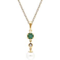 Topaz Charms & Pendants Gemondo Drop Pendant - Gold/Multicolour