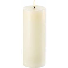Velas LED Uyuni Kerze Pillar 7.8 x 20 cm Ivory Vela LED