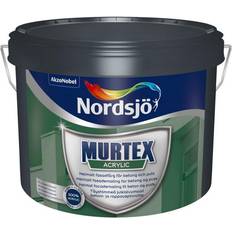 Træfacademaling - Udendørs maling Nordsjö FASADFÄRG MURTEX ACRYLIC BASE BLACK Træfacademaling Sort 10L