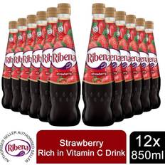 Juice & Fruit Drinks sale Ribena Strawberry Squash No Added Sugar 850ml