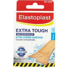 Water-Resistant Plasters Elastoplast Extra Tough Waterproof 12-pack