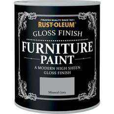 Rust-Oleum Grey - Wood Paints Rust-Oleum Gloss Paint Mineral 750Ml Wood Paint Grey 0.75L