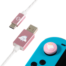 Adapters Very Numskull Unicorn Usb C Led Charge Cable & Thumb Grips