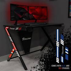 Gaming desk X-Rocker Ocelot Gaming Desk â Blue and in Red, Steel