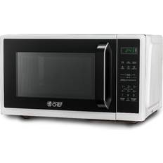 Countertop - Medium Size - White Microwave Ovens Commercial Chef CHM9MW White