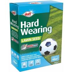 Seeds Doff Hard Wearing Lawn Seed 1kg 40m²