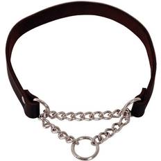 Dogman Collier Pour Chien Chaíne En Cuir Lina - Noir