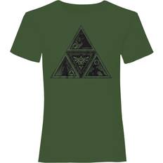 Nintendo Unisex Adult Triforce Legend Of Zelda T-Shirt (Green)